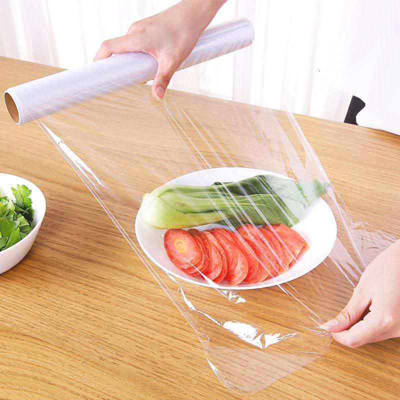 妙洁保鲜膜经济装冰箱食品级保鲜微波炉加热正品经济装QSPE膜50米×30cm2卷高清大图