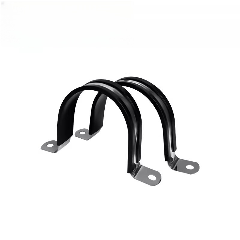 冰匠 304不锈钢管卡扣U型带连胶条骑马卡 单位：包高清大图