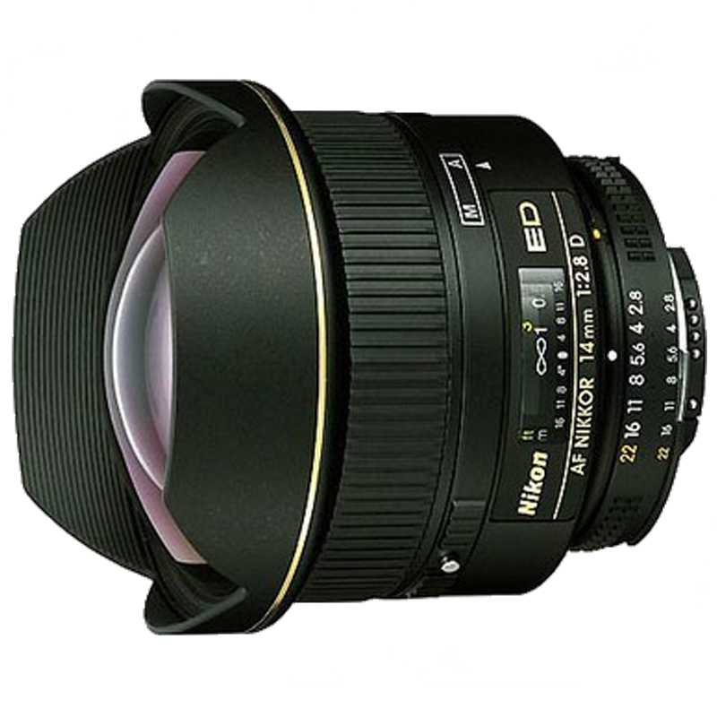 尼康(nikon) af 14mm f/2.8d ed 尼康卡口 不支持滤镜 广角定焦镜头