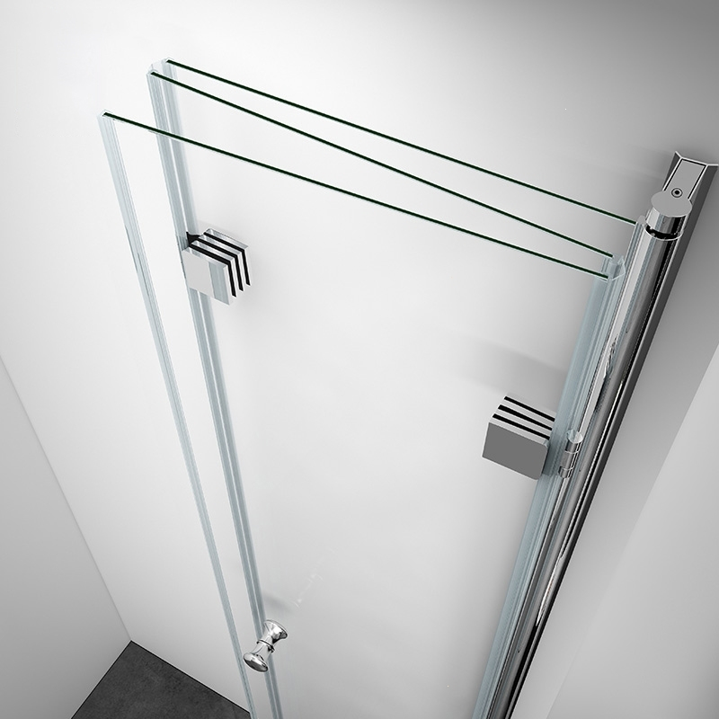 淋浴房折叠式卫生间玻璃隔断门藤印象z干湿分离小户型浴室屏风简易