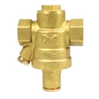 通用阀门 黄铜活塞式减压阀(可接压力表)4分DN15(1只)货期3-5天