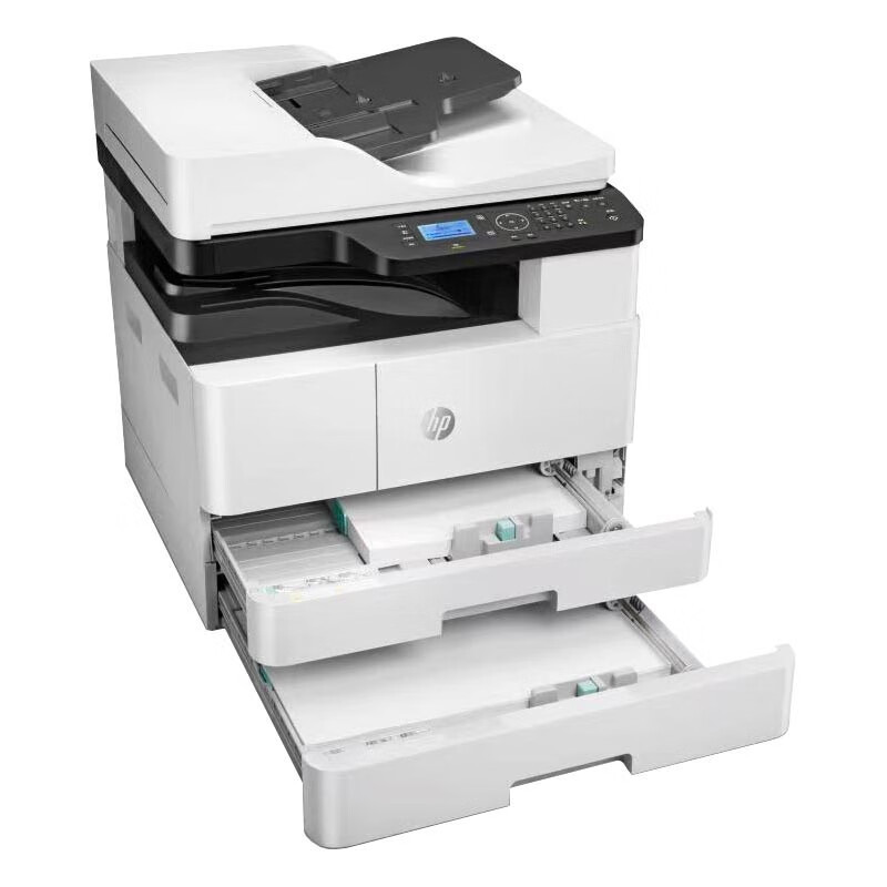 惠普(HP)M437nda A3黑白多功能一体机+250页 双纸盒 (打印 扫描 复印)有线+自动双面+自动输稿高清大图