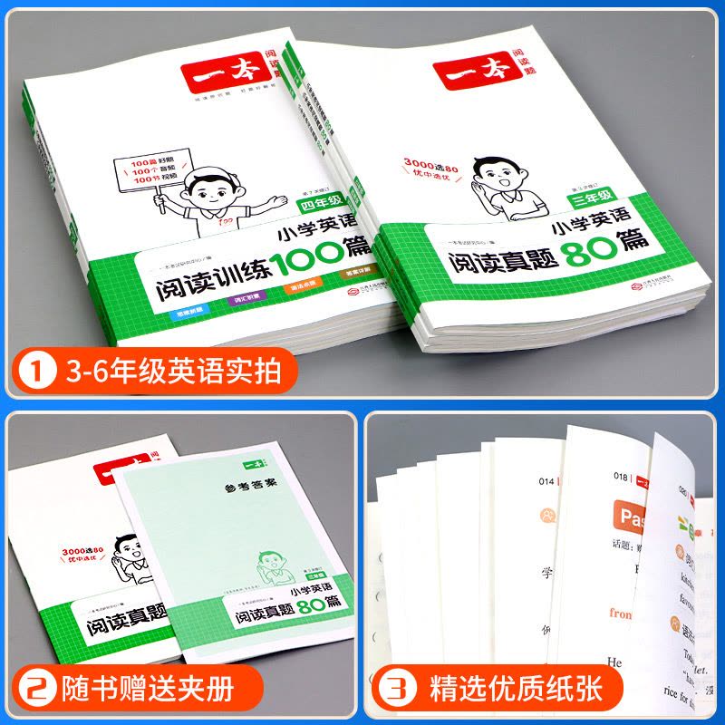 英语阅读真题80篇(课内强化) 小学五年级 [正版]2024新版小学英语阅读训练100篇+阅读真题80篇三年级四年级五年图片