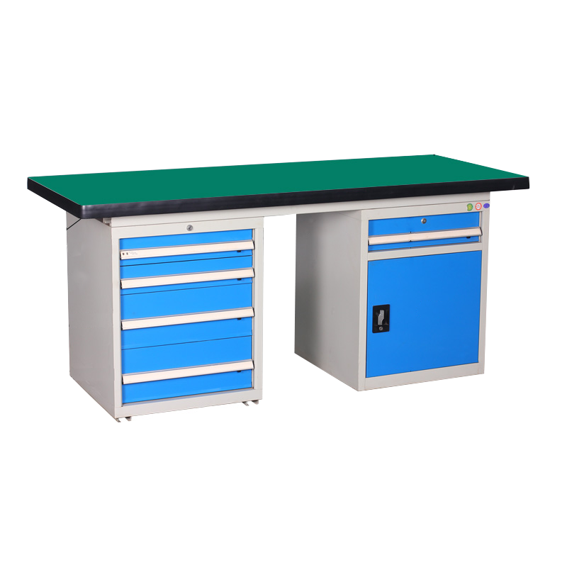汐重型钳工操作台 工具桌150cm张高清大图