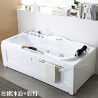 浴缸家用冲浪按摩大浴盆恒温加热情侣浴池深泡小浴缸波迷娜BOMINA