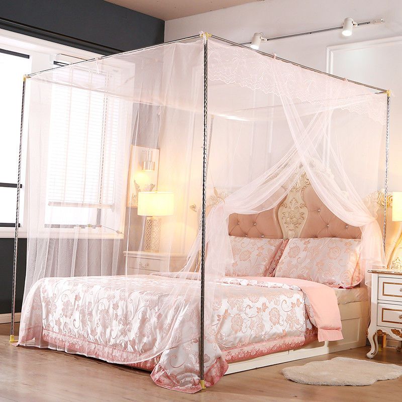 蚊帐家用单开门老款式1.5米1.8米加厚加密双人宿舍1.0米1.2米落地