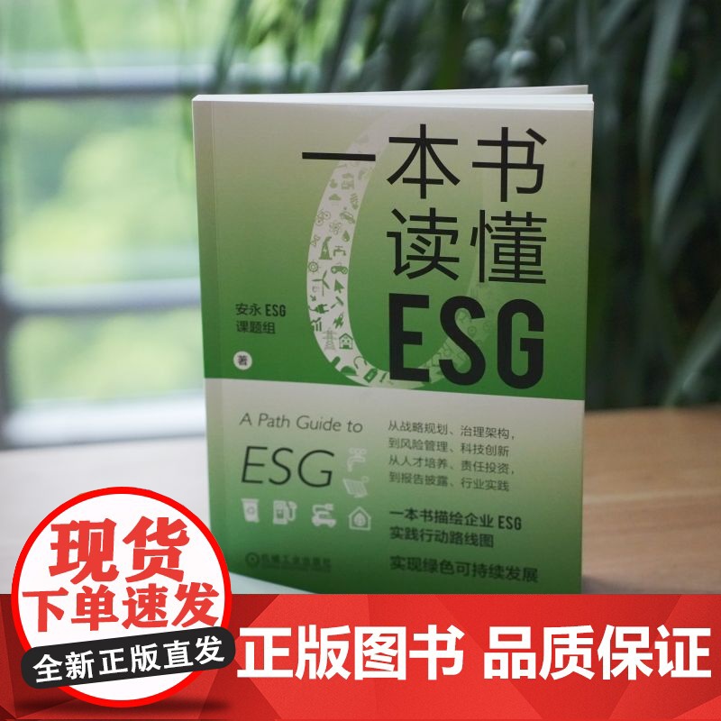 正版 一本书读懂ESG 安永ESG课题组 著 一本书描绘企业ESG实践路线图 9787111753902 机械工业出高清大图