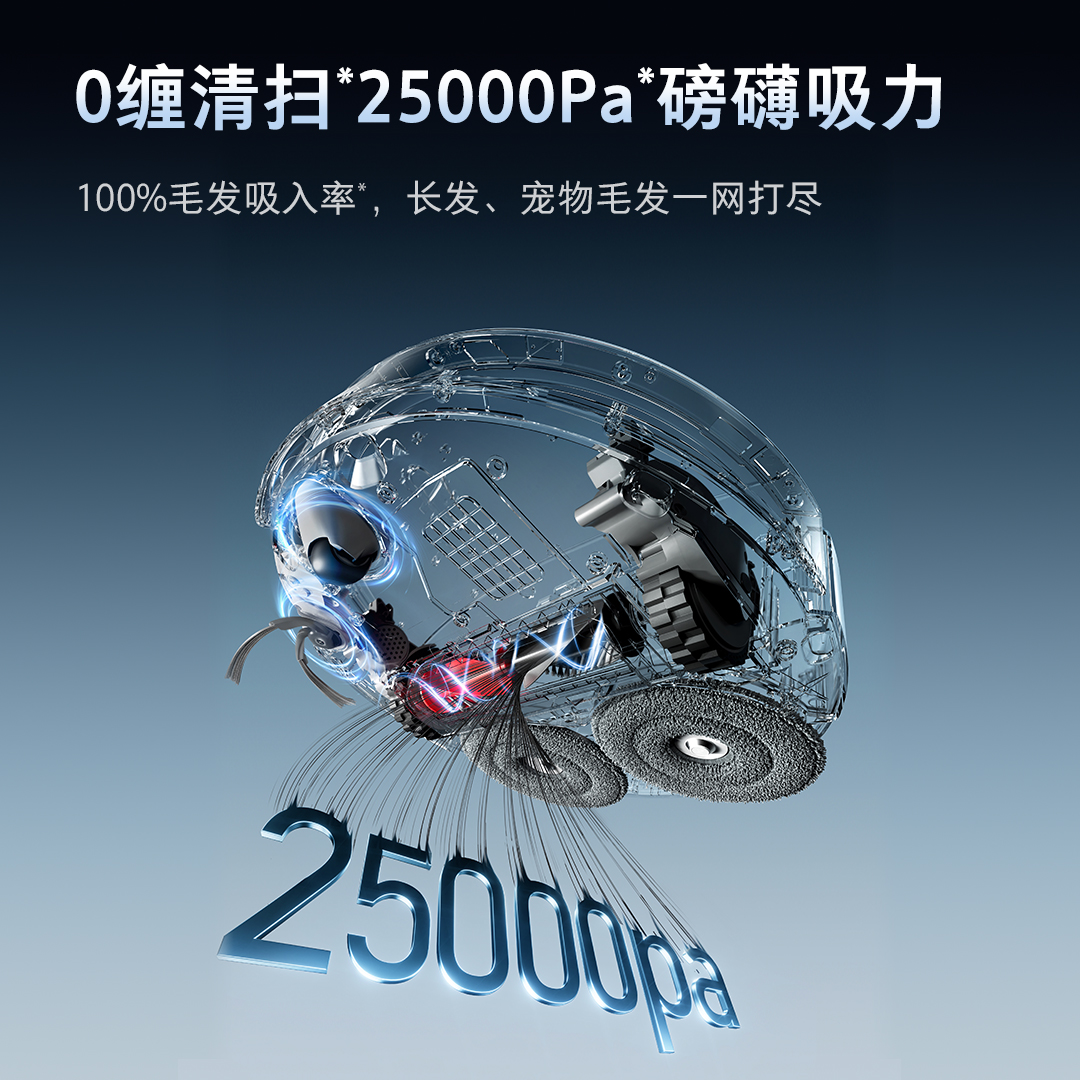 石头自清洁扫拖机器人 P20 Ultra Plus智能上下水版高清大图