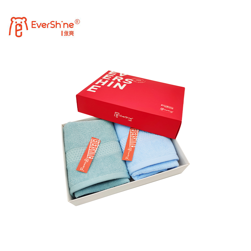 永亮毛巾简约主义面巾72*33cm 两条装/盒高清大图