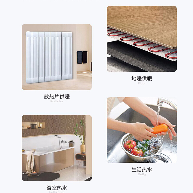 万家乐 燃气热水器燃热 采暖洗浴两用热水炉APP智控ECO节能防冻家用壁挂炉 热水器天然气 L1PB20-18B3