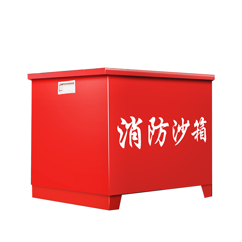 消防沙箱1/2立方119加油站灭火箱 [组装款]100*100*100[1立方] 需要自己组装高清大图
