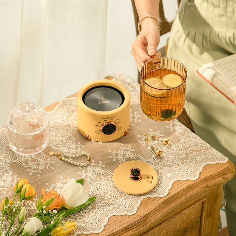 大宇(DAEWOO)迷你养生办公室家用多功能养生杯 Y01奶酪黄高清大图