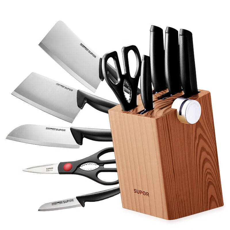 苏泊尔刀具套装不锈钢全套组合二合一刀座尖峰系列TK1520Q高清大图