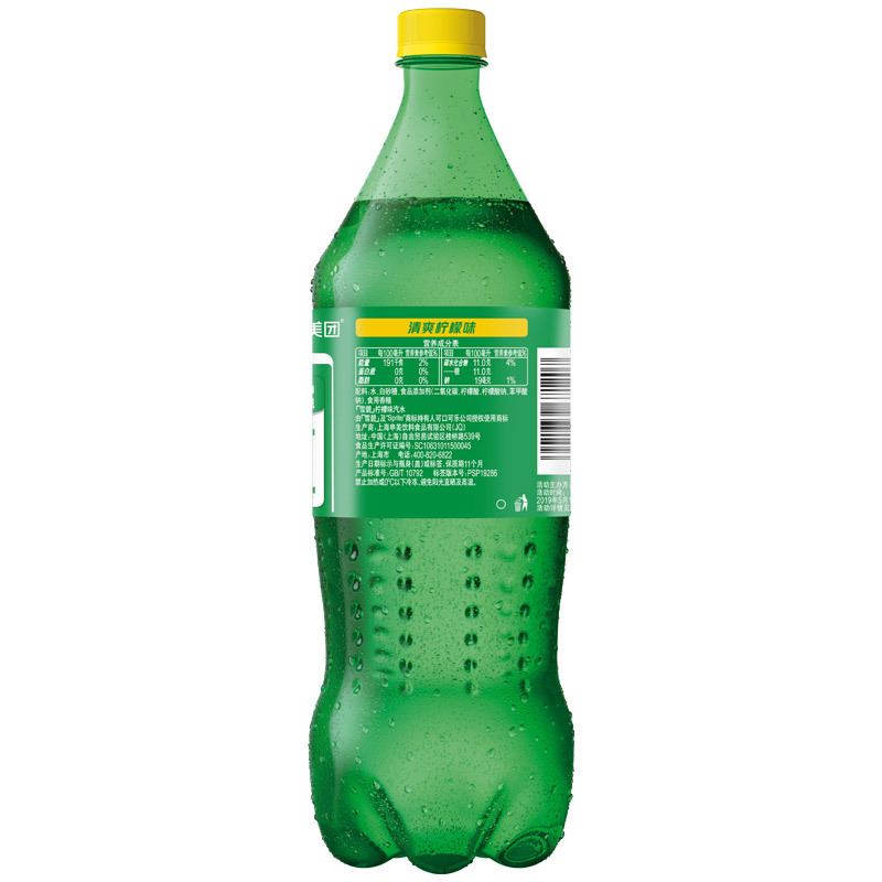 雪碧柠檬味汽水1.25l