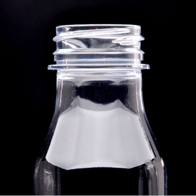 [300ml 圆瓶黑盖共24只]一次性pet饮料瓶塑料创意果汁瓶奶茶杯子酵素瓶饮料杯带盖简约生活日用品