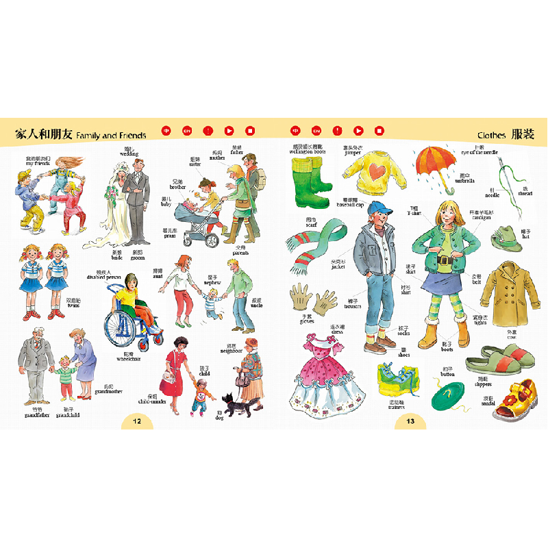 正版新书]我的第一本英汉图画词典(精)(德)施瓦格尔与施泰因莱因高清大图