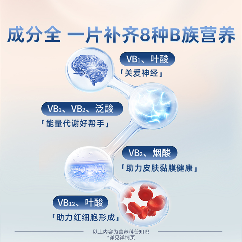 汤臣倍健 维生素B族片90片*1瓶高清大图