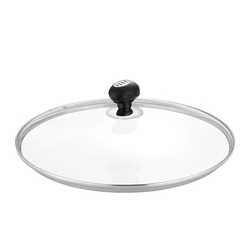 爱仕达爱仕达不易锈精铁无涂层炒锅视化玻璃盖聚火环设计CF30B1TG 30cm高清大图