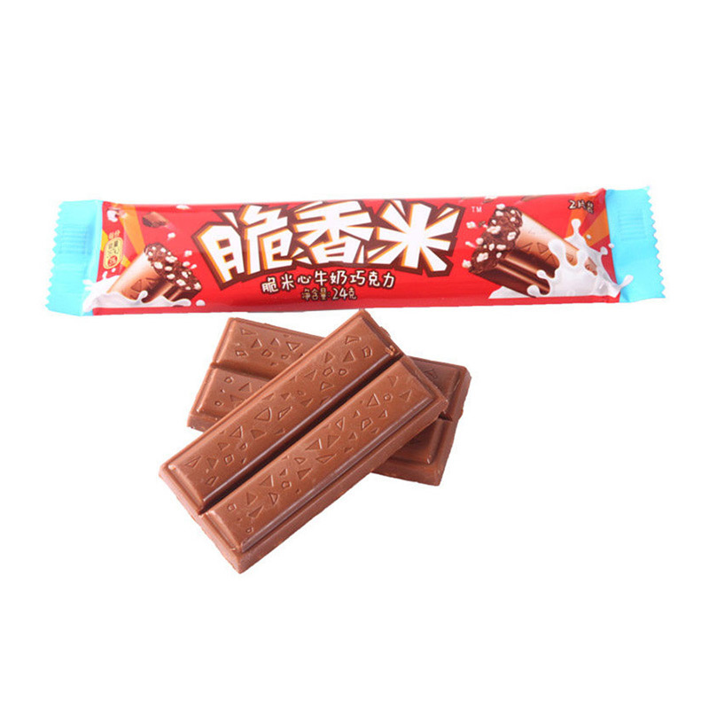 德芙（Dove） 脆香米脆米心牛奶巧克力 24g/支装 休闲 零食
