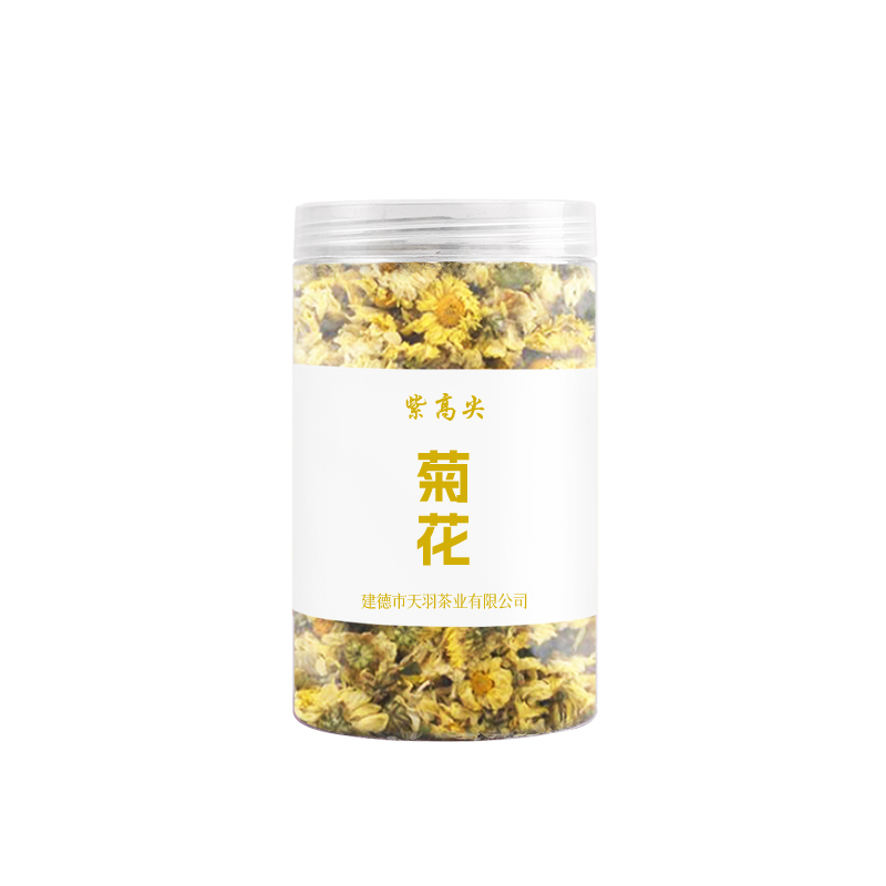紫高尖特级菊花(杭白菊)100g罐装高清大图