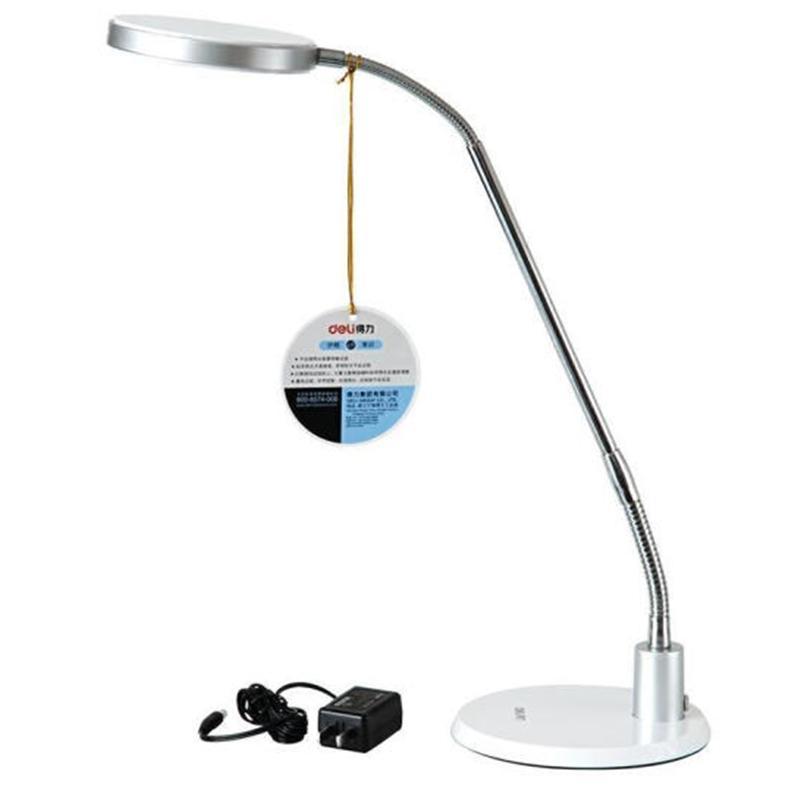 得力(deli)3674LED台灯(台)适配器DC12V 1A 白色办公文具