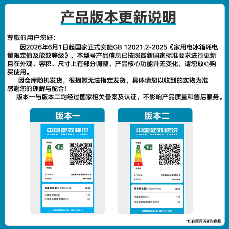美的(Midea)182升两门冰箱一级能效家用小户型真省电 可冷藏冷冻双温不占地 MR-191A钛钢灰-星烁高清大图