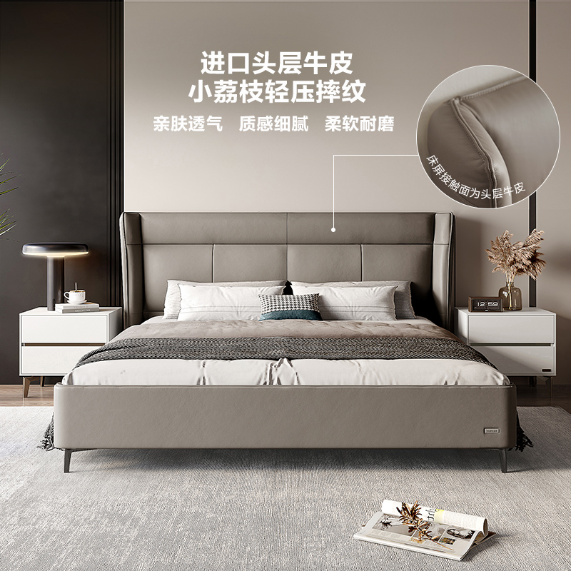 全友家居皮床116021高清大图
