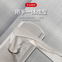 门锁木门锁家用卧室门锁室内门锁通用型把手锁房间门锁免改孔锁具适配门厚35-45MM,配160 88锁体(带钥匙)