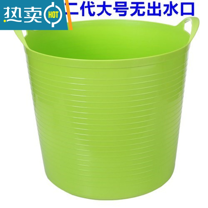 敬平大号大人儿童可坐浴桶宝宝沐浴桶塑料桶软胶洗澡浴盆沐浴盆泡澡桶