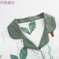 长袖睡衣女秋季全纯棉韩版可外穿春秋甜美可爱开衫两件套装家居服