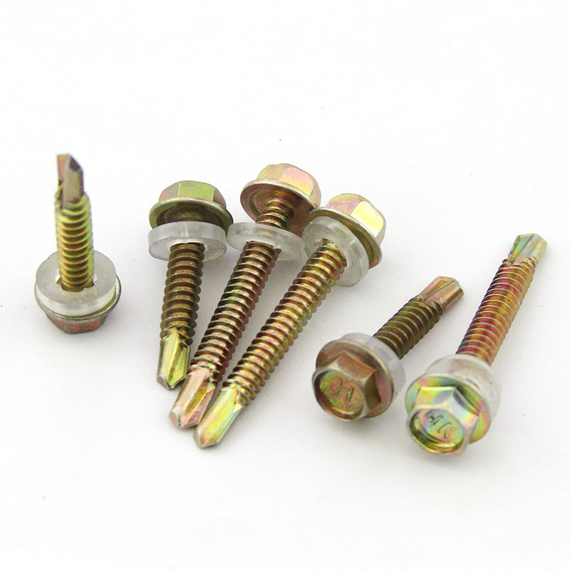 外六角钻尾螺丝藤印象不锈钢自钻螺钉铁六角钻尾螺丝钉燕尾钉彩钢瓦