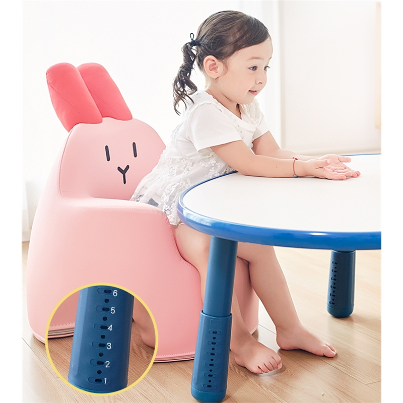 儿童花生桌宝宝游戏防撞可升降调节桌子幼儿园写字书桌