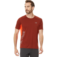 始祖鸟(ARC'TERYX)高机能速干透气男款短袖T恤户外运动跑步训练吸湿排汗防潮抗异味 XL Sequoia/Solaris_1