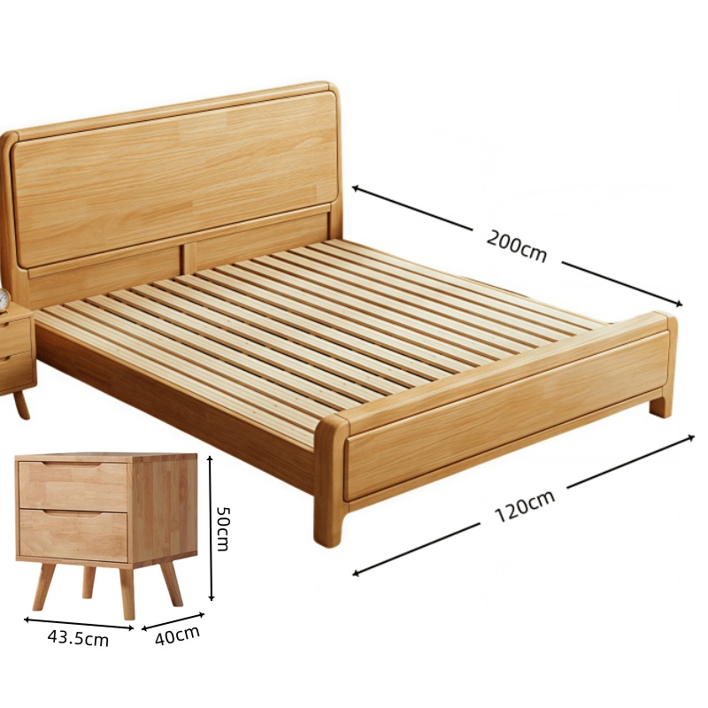 豫龙都实木员工床+床头柜1.2m套高清大图