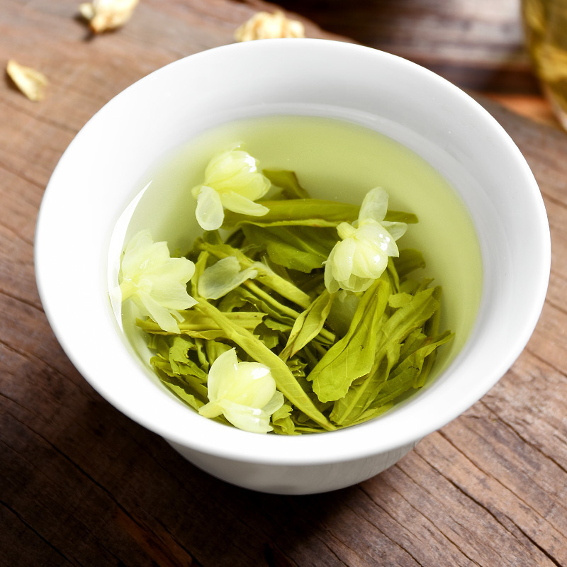 溪商茉莉毛尖浓香型茉莉花茶2025新茶花草茶横县茶叶散装500g