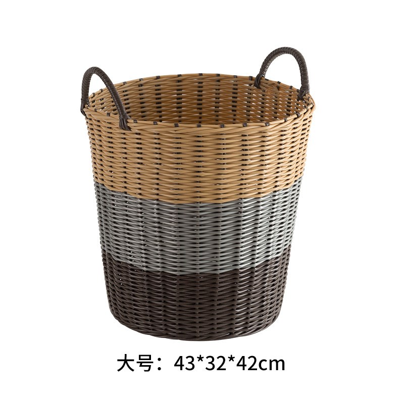 脏衣篮洗衣篮脏衣服收纳筐家用衣篓装放衣服框藤编篮子脏衣篓
