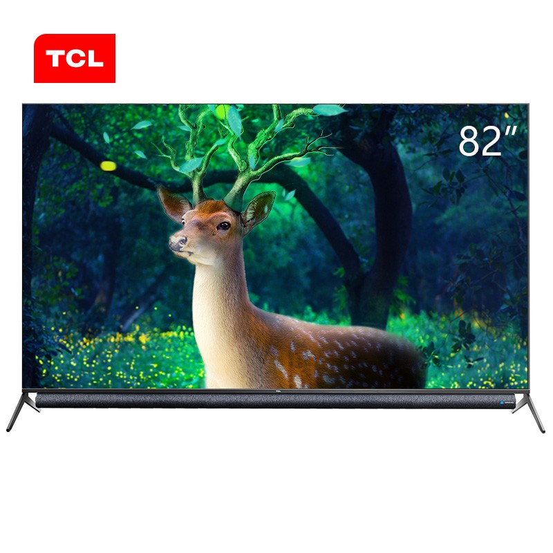 TCL 官方旗舰 82P9(82英寸)4K超高清 智慧屏 人工智能 全面屏 原色高色域 安桥音响液晶平板电视 线下同款