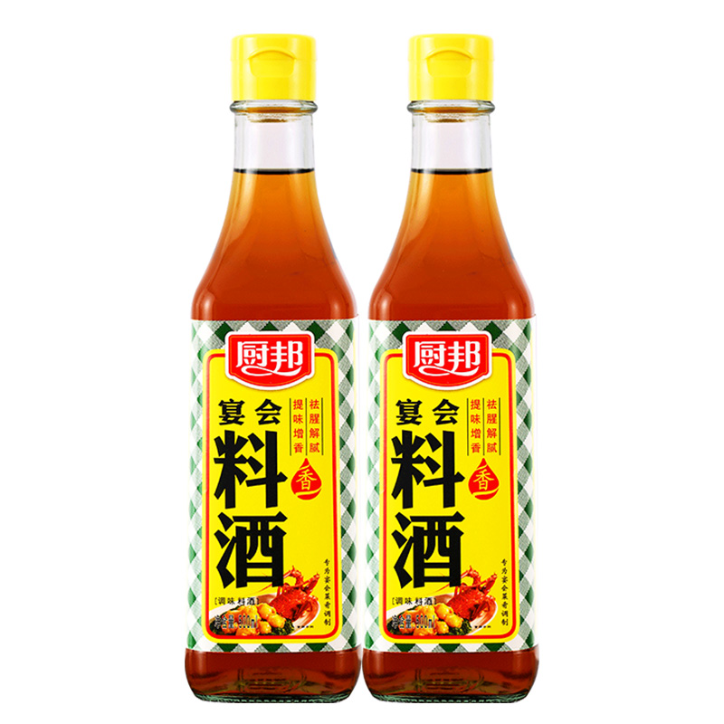 厨邦葱姜汁料酒175l大瓶装传统黄酒酿造精制去腥解腻提味添香腌制去味