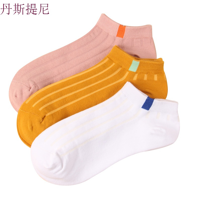 船袜女士浅口低帮春夏秋薄棉款全棉女短袜纯棉不色不起球不臭脚