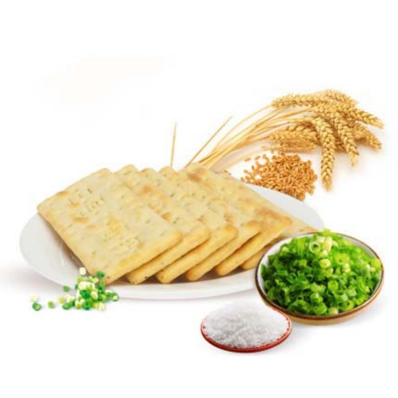 里下湖 苏打饼干香葱味 100g/包