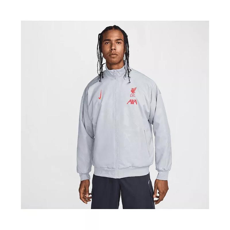 耐克(NIKE)男士灰色利物浦2024/25第三队 anthem 全拉链运动夹克高清大图