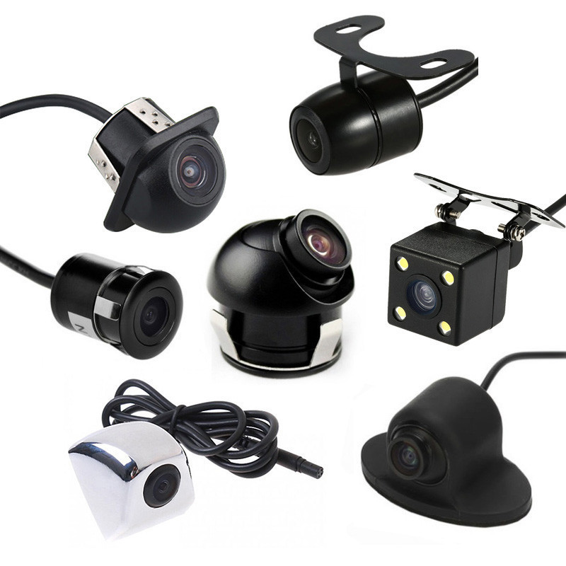 鹿途 汽车泊倒车影像摄像头 通用12v夜视高清ccd600线广角 监控车载后