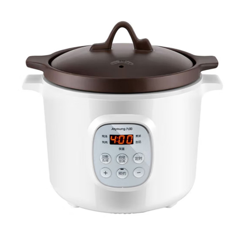 九阳紫砂电炖锅2L煮粥全自动煲汤养生紫砂锅智能预约DGD2066AM