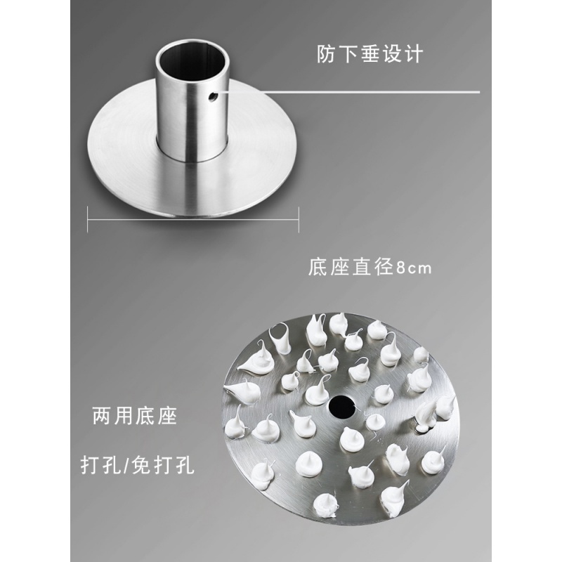 浴帘套装CIAA免打孔浴室弧形杆洗澡隔断挂帘卫生间淋浴北欧布帘 EVA海洋世界 免打孔新款伸缩A+浴帘+树脂环+绑带