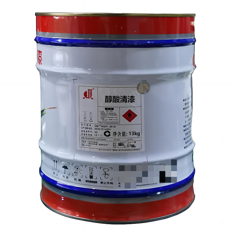 金鱼 果绿色醇酸调和漆 （4kg/桶，标价为kg价格） 透明 13kg/桶