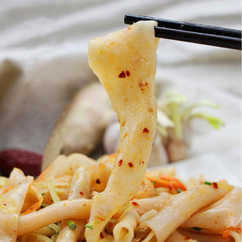 陕西特产 正宗凉皮 干凉皮 面皮 方便速食干货面皮1000g