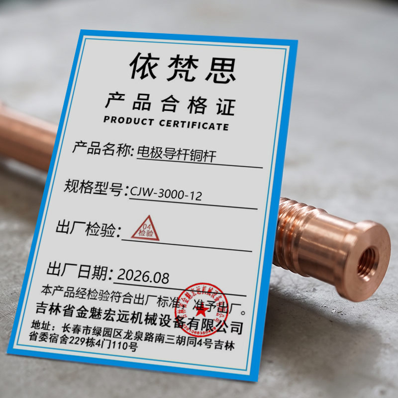 依梵思 电极导杆铜杆 CJW-3000-12 条高清大图