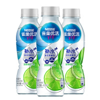 雀巢(Nestle)优活补水+含膳食纤维补充电解质风味运动饮料青柠味450ml*15 雀巢水 运动补水 功能饮料
