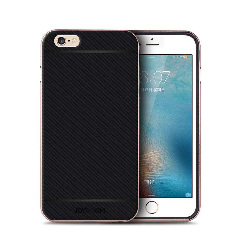 iPhone6/6SPlus渡边磨砂金框手机壳 电镀工艺柔韧性十足 防刮防滑防撞保护壳 适用于苹果6/6splus土豪金