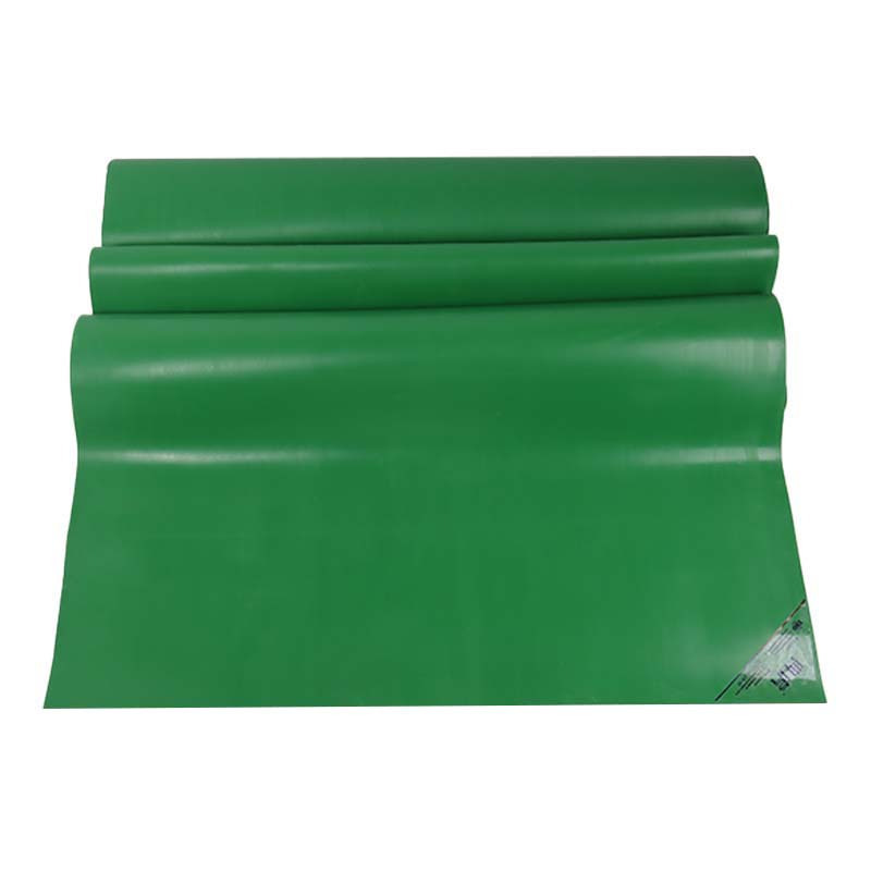 典虎 绝缘胶垫 绿色平面 25kv 10米*1米*8mm 卷高清大图